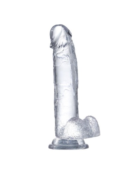 Dildo Realista con Testiculos Material Cristalino 155 cm