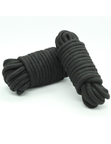 Cuerda de Bondage de Algodon 5 Metros Negro