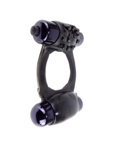 Fantasy C Ringz Super Anillo Duo Vibrador Negro
