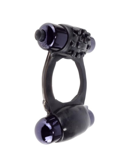 Fantasy C Ringz Super Anillo Duo Vibrador Negro