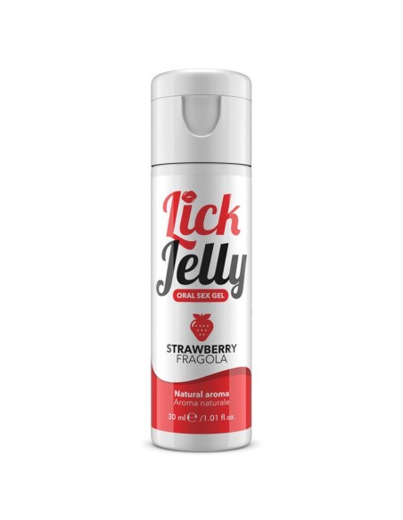 Lick Jelly Lubricante Comestible Base Agua Fresa 30 ml