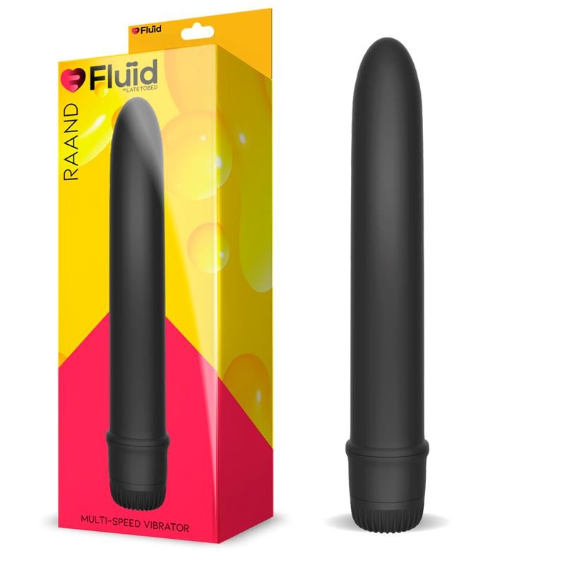 Raand Vibrador Multi Velocidad 18 cm Negro