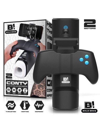 Conty Masturbador con Thrusting Vibracion y Calor Game Controller