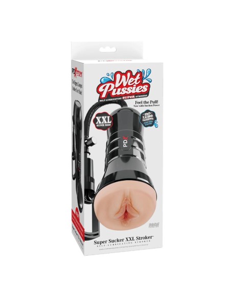 Masturbador Super Sucker XXL con Auto Lubricacion