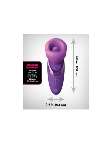 Estimulador con Lengua Succion y Vibracion Pleasure Sucker