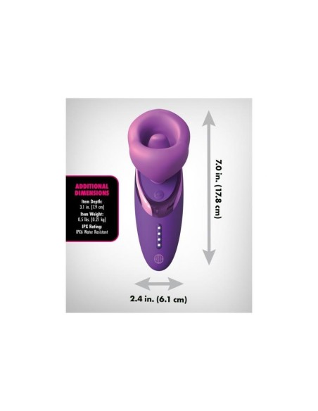 Estimulador con Lengua Succion y Vibracion Pleasure Sucker