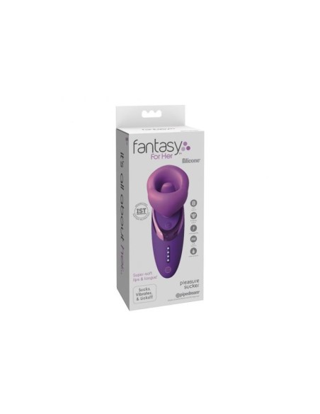 Estimulador con Lengua Succion y Vibracion Pleasure Sucker