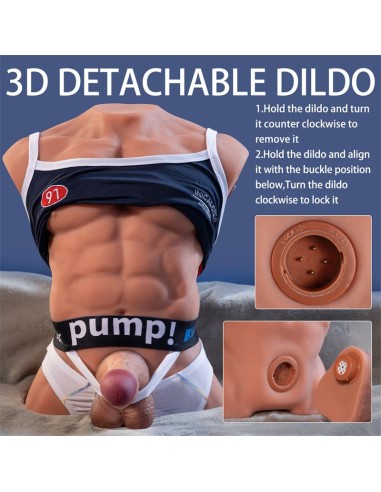 Fitter Torso con Dildo Desmontable Thrusting y APP 116 kg