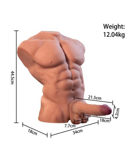 Fitter Torso con Dildo Desmontable Thrusting y APP 116 kg