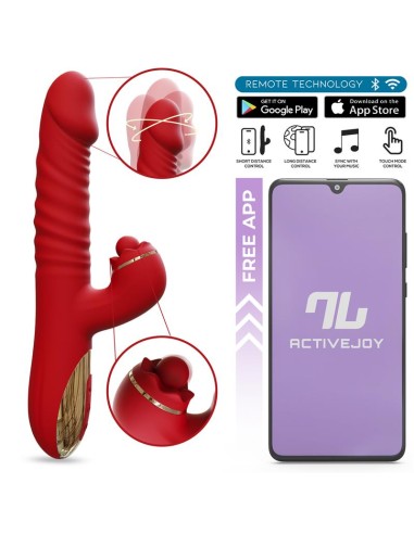 Ascen Vibrador con Thrusting y Waving y APP USB Magnetico