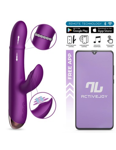 Sendel Vibrador con Anillo de Bolas Internas Up and Down y Pulsacion con App