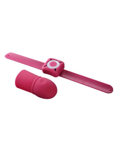 Super Striker Funda para el Pene con Vibracion Rosa