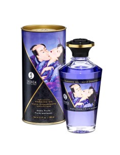 Shunga Aceite de Masaje Efecto Calor Aroma a Frutas Exoticas
