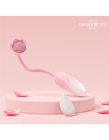 Florae Huevo Vibrador con Rosa Estimuladora