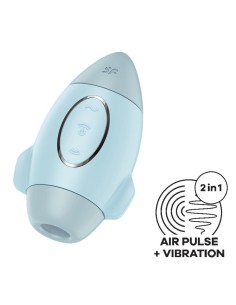 Mission Control Succionador y Vibrador Azul