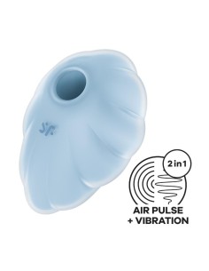 Cloud Dancer Succionador y Vibrador Azul