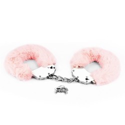Esposas Metalicas con Pelo Rosa