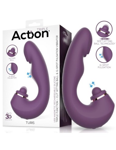 Turis Soft Hitting Ball con Pulsacion para el Punto G y Vibracion