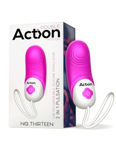 No Thirteen Estimulador 2 in 1 con Vibracion y Pulsacion