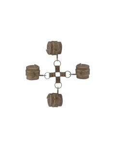 Shots Ouch Brown Juego de Ligaduras Marron