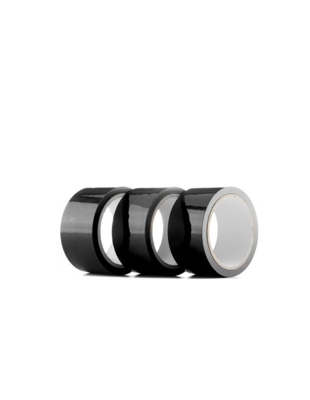 Shots Ouch Pack de 3 de Cinta de Bondage Color Negro